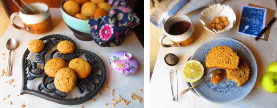 comment cuisiner le petit épeautre en version sucrée avec des cookies ou un moelleux au citron.